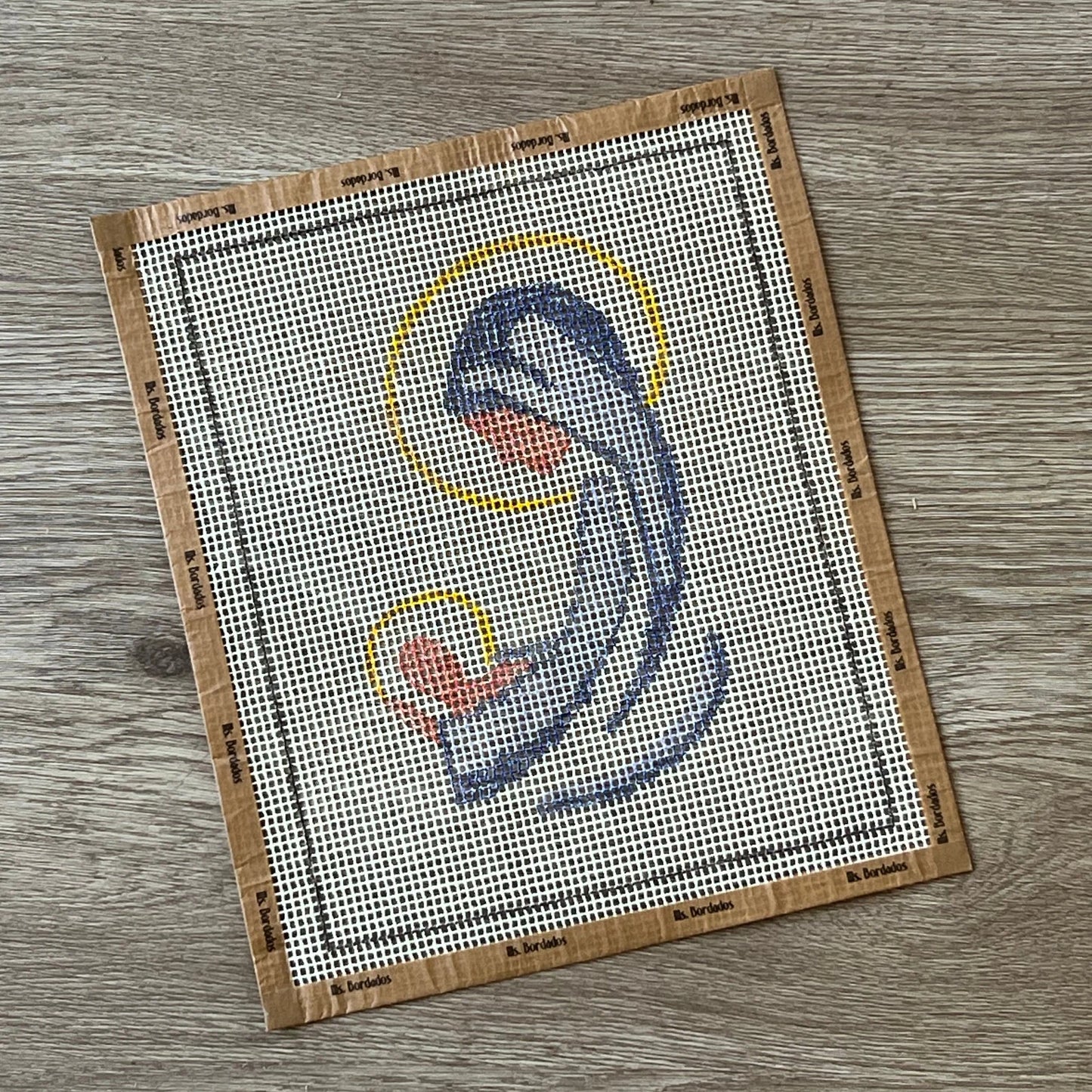 Kit de bordado en petit point - María y Jesús - vista adicional