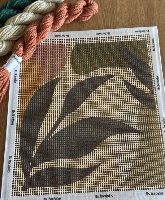 Kit de bordado sobre cañamazo | Niza - Ms. Bordados