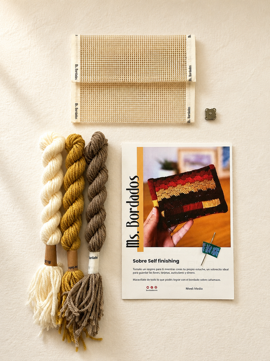 Canvas embroidery kit - LYC Arena Envelope Pouch