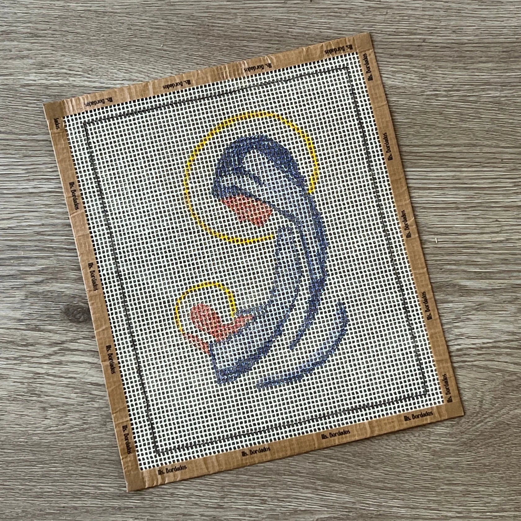 Kit de bordado en petit point - María y Jesús - vista adicional