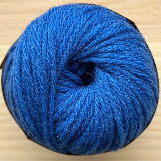 Ovillo de Lana 100% Española - Azul electrico