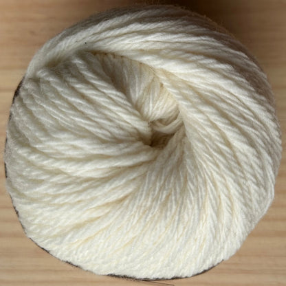 Ovillo de Lana 100% Española - Blanco