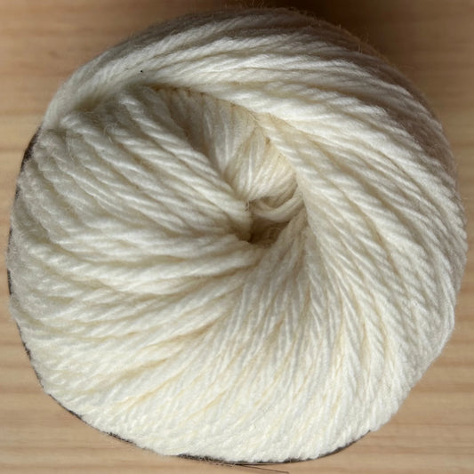 Ovillo de Lana 100% Española - Blanco