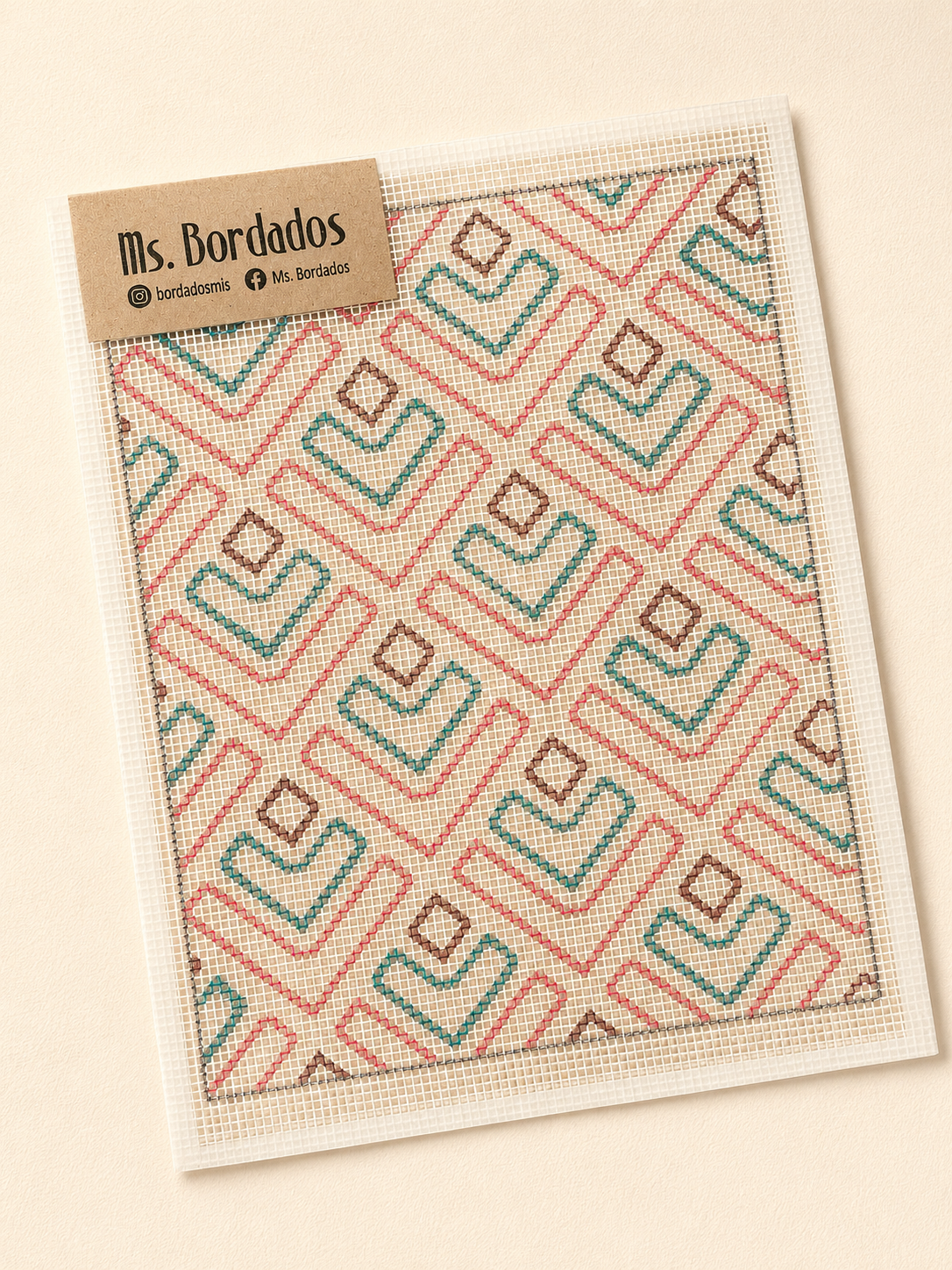 Cañamazo dibujado para bordar - Aveiro - Ms. Bordados