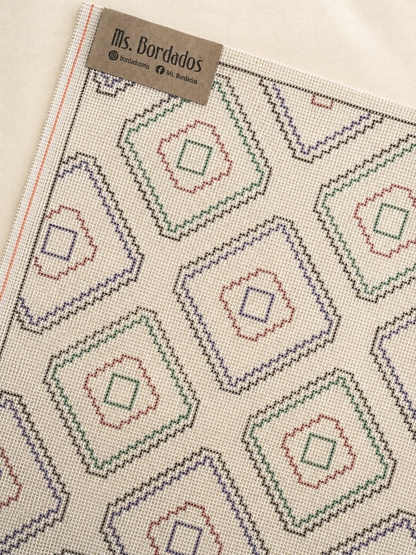 Cañamazo dibujado para bordar - Ankara - Ms. Bordados