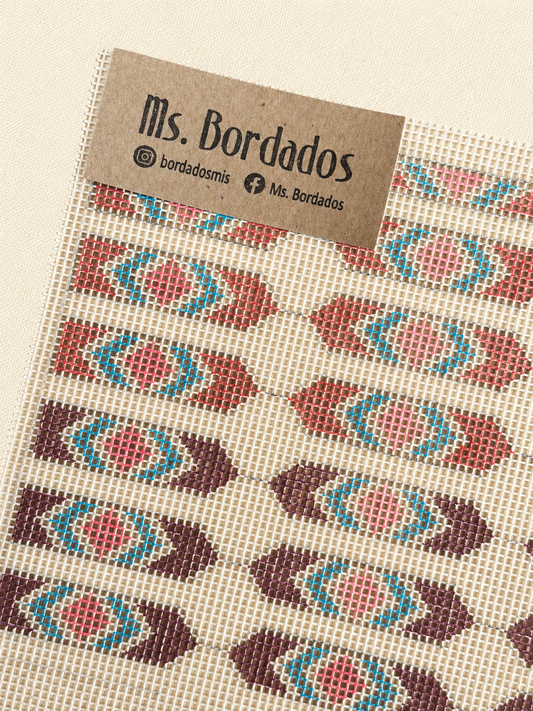 Cañamazo dibujado para bordar - Bahía - Ms. Bordados