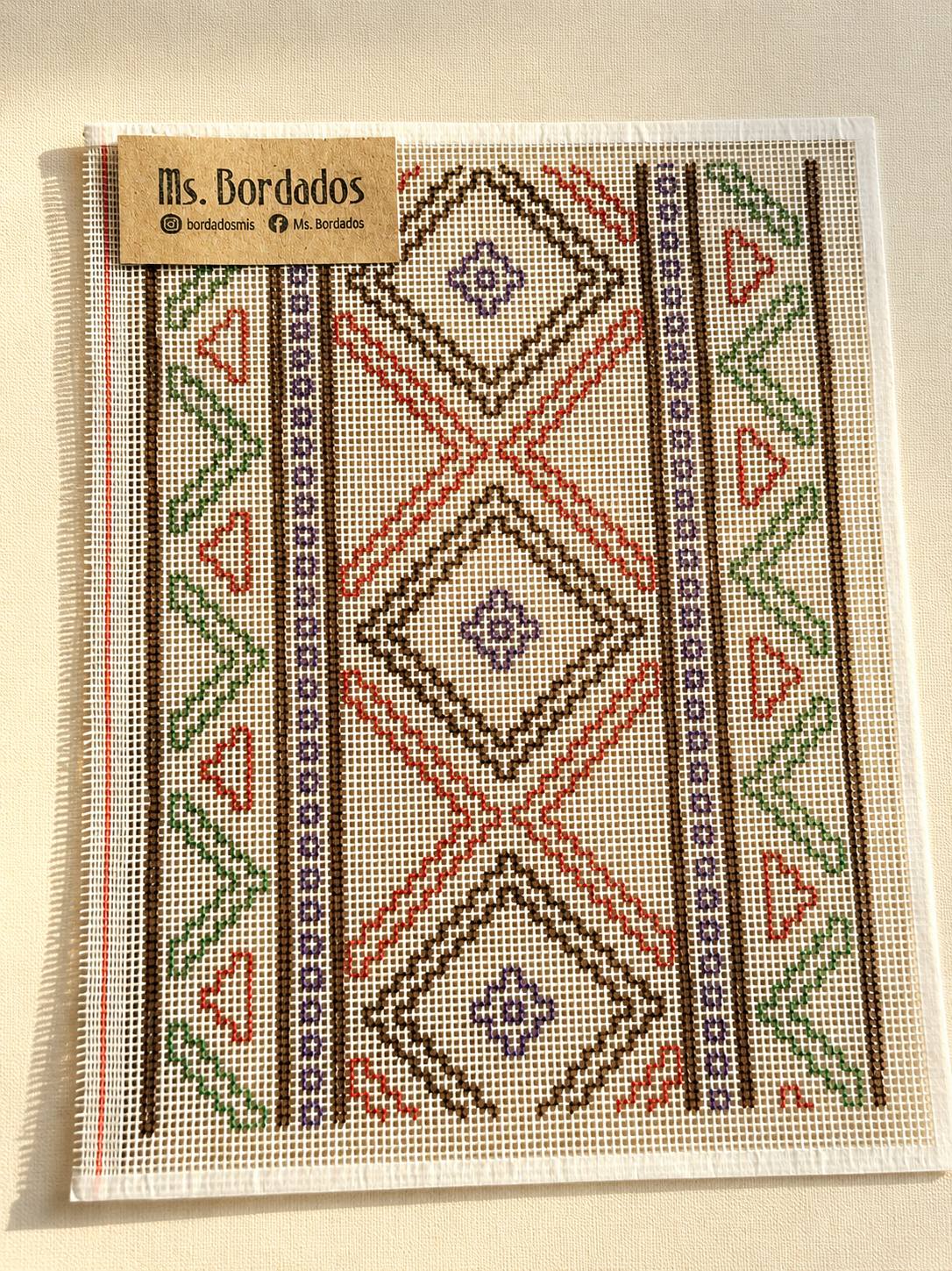 Cañamazo dibujado para bordar - Chepén - Ms. Bordados