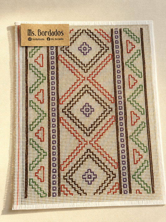 Cañamazo dibujado para bordar - Chepén - Ms. Bordados