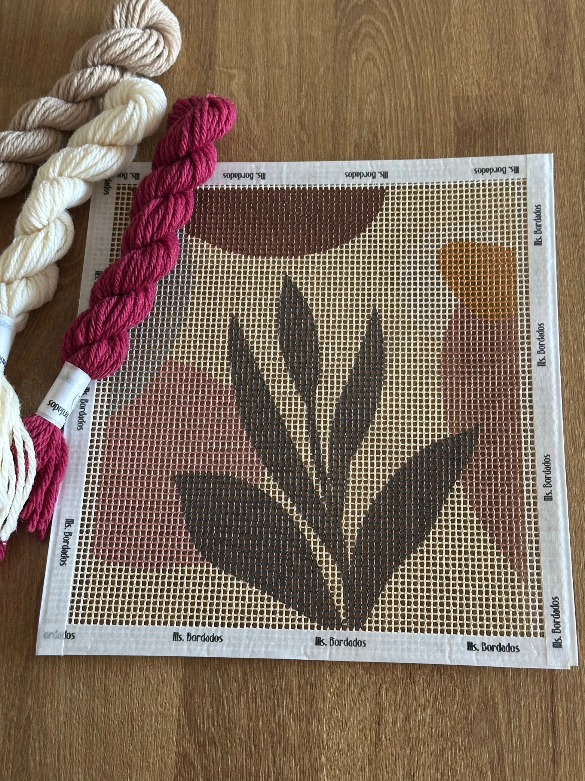 Kit de bordado sobre cañamazo | Montpelier - Ms. Bordados