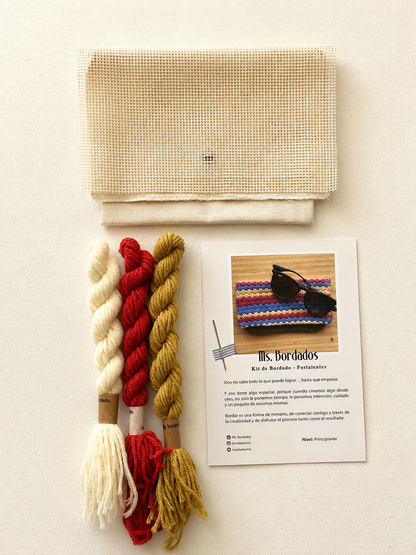 Canvas embroidery kit - Barcelona Sunny Bag