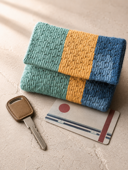 Canvas embroidery kit - Albi Envelope Pouch