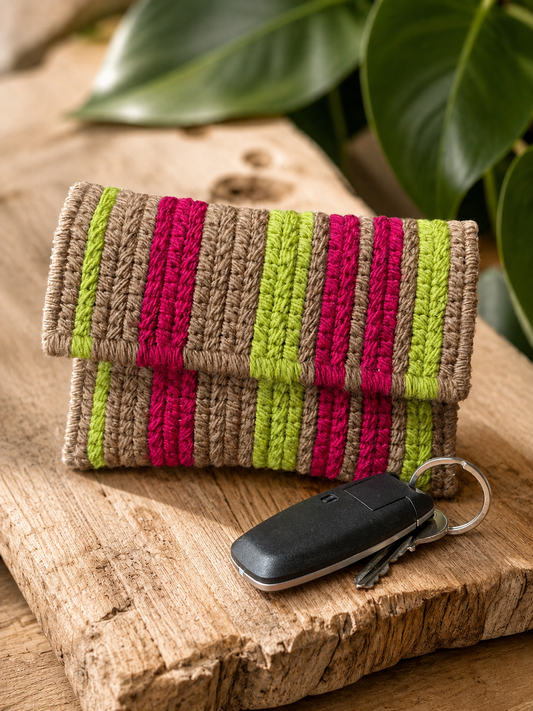 Canvas embroidery kit - Cartago Envelope Pouch